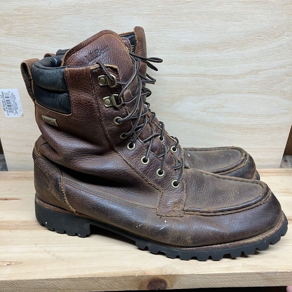 L.L. Bean Kangaroo Upland Hunter Boots Men’s 12 Uninsulated Tek 2.5 Waterproof